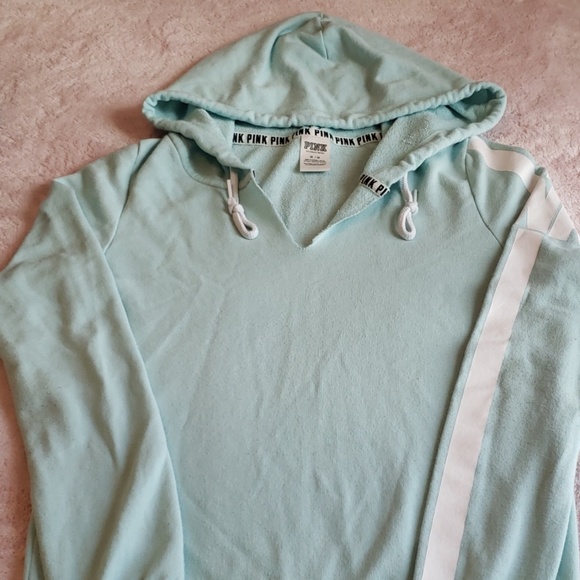 PINK Victoria's Secret Sweaters - PINK Victoria's Secret Mint Pullover